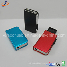 Multicolor Mini Aluminio Libro Forma USB Flash Drive